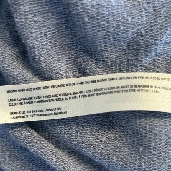 Daily Practice by Anthropologie Women’s Blue Side-Twist Tee Dress, Size XS - Picture 12 of 12